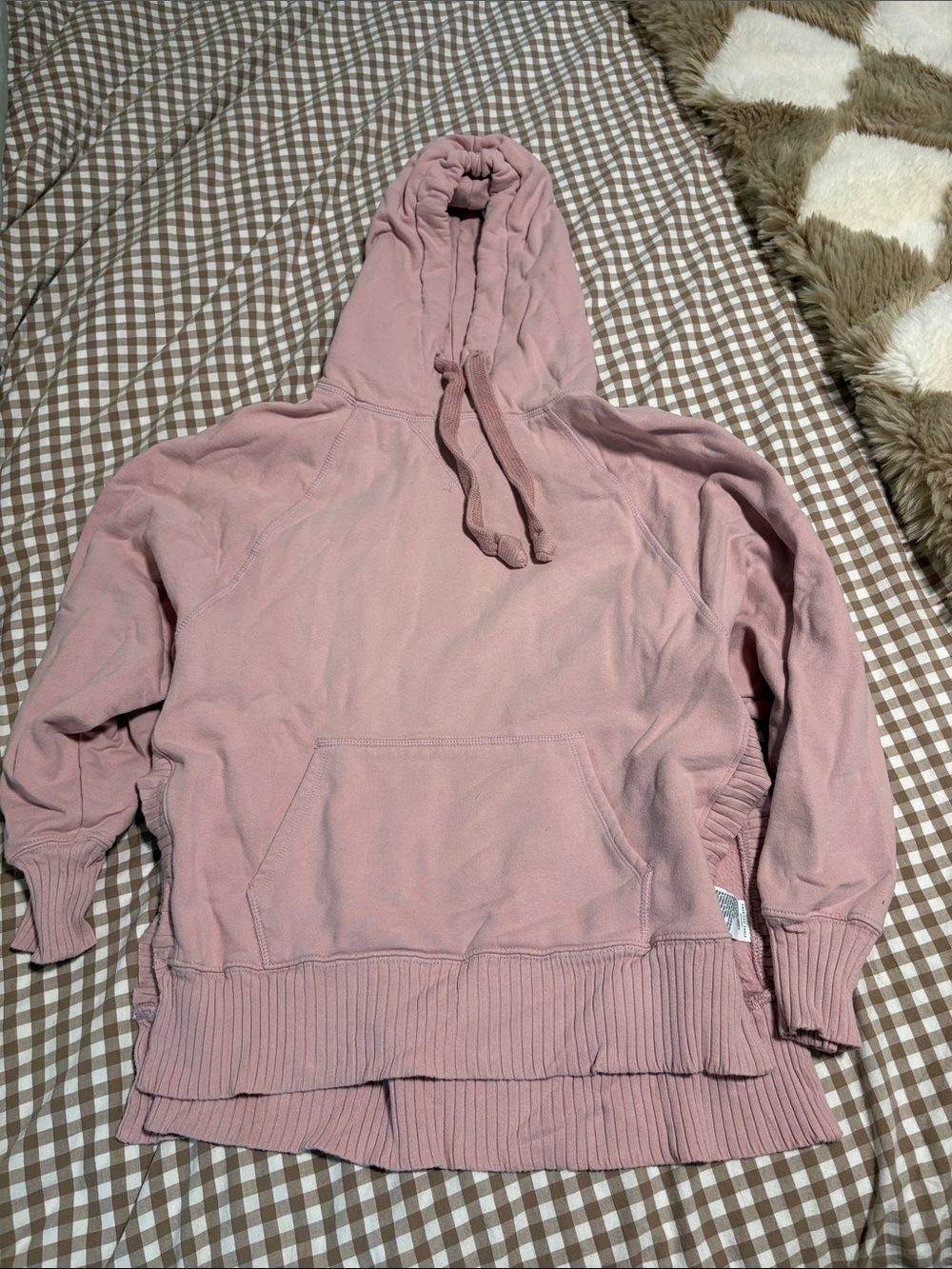 American Eagle Outfitters Dusty Pink Pullover Hoodie